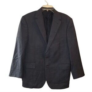 Jos A Bank Men's Navy Blue Sustania Wool Sport Coat Suit Jacket
